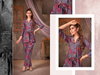 Kalarang 1003 By Bipson Muslin Foil Printed Cord Set Ladies Top With Pants Wholesalers In Delhi